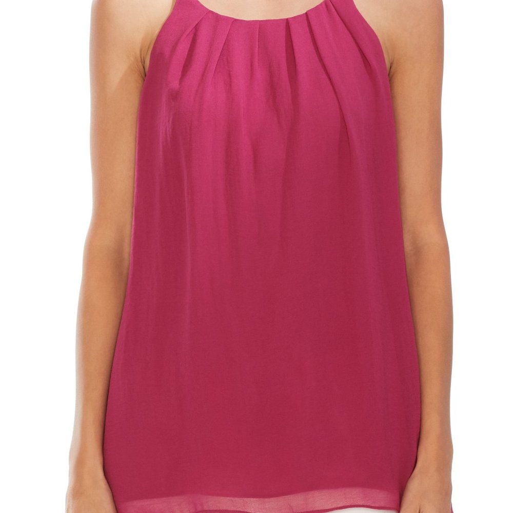 Women's Vince Camuto Pleat Front Chiffon Top, Size